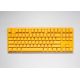 9. Ducky One 3 Yellow TKL klawiatura Gaming USB Niemiecki Żółty