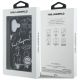 8. Etui Karl Lagerfeld Grained Pattern & Logo MagSafe na iPhone 16 - czarne
