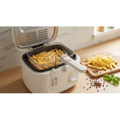 9. Frytownica Esperanza SPRING ROLL EKG012 (2,5 l; 1800W; kolor biały)