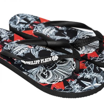 9. Japonki męskie marki Philipp Plein M IMPS900