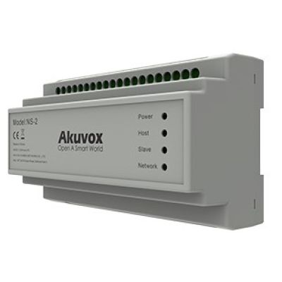 3. Akuvox NS-2 przełącznik sieciowy Fast Ethernet (10/100) DIN rail Szary