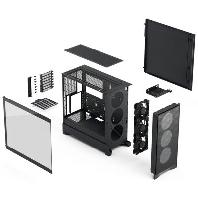 5. Fractal Design Pop 2 Air Black TG Midi Tower Czarny