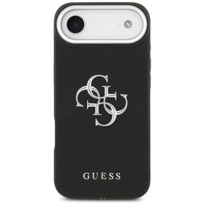 3. Etui Guess Grained Big 4G Classic Logo na iPhone 17 Air - czarne