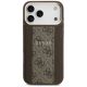 3. Etui Guess 4G Stripe MagSafe na iPhone 17 Pro Max - brązowe