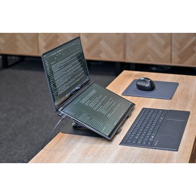 16. MEDIA-TECH REGULOWANA, OBRACANA, ERGONOMICZNA PODSTAWKA POD LAPTOPA LAPTOP STAND ROTO MT2662