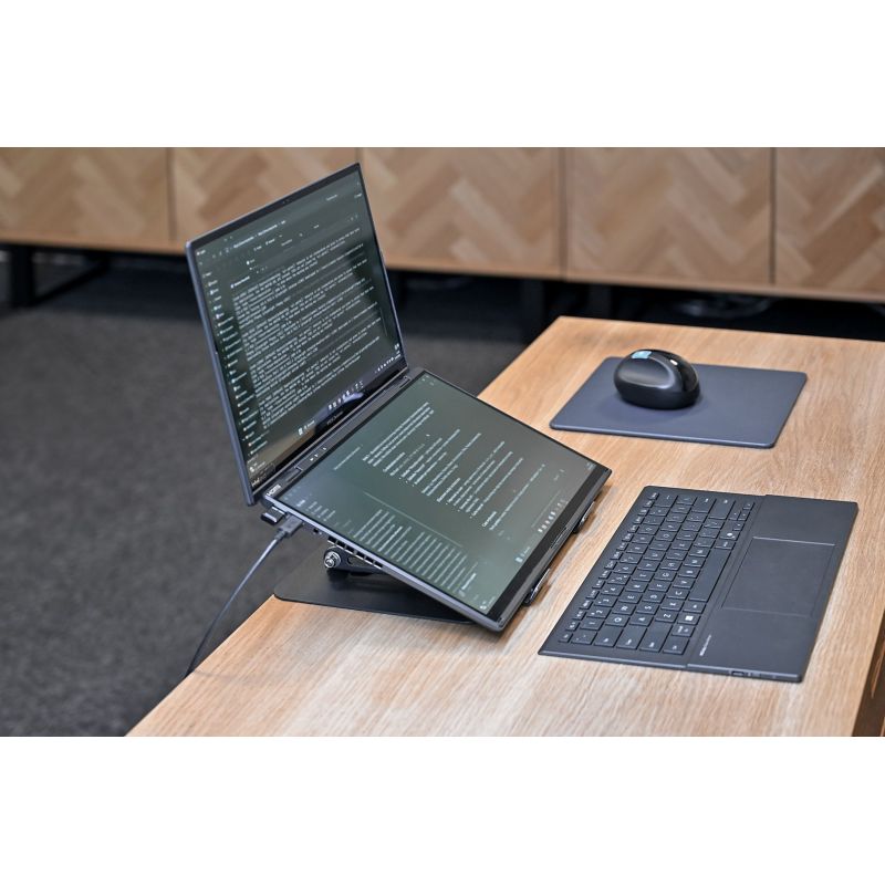 16. MEDIA-TECH REGULOWANA, OBRACANA, ERGONOMICZNA PODSTAWKA POD LAPTOPA LAPTOP STAND ROTO MT2662