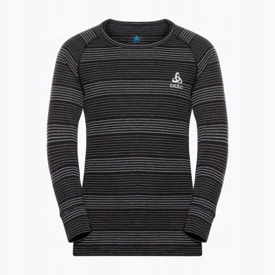 Zestaw bielizny dziecięcej Odlo Set long ACTIVE WARM ECO SET roz. 164cm Czarno-Szary