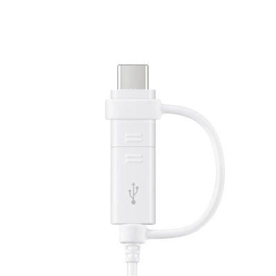 2. Kabel Samsung Combo EP-DG930DWEGWW USB-A / micro USB - USB-C 1.5m - biały