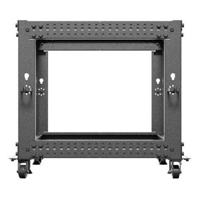 6. OPEN RACK 19" 9U 600X600-1100 REGULOWANY CZARNY LANBERG