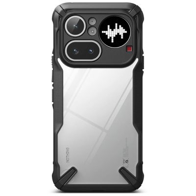 3. Etui Ringke Fusion X na Nothing Phone 4A Pro - przezroczysto-czarne