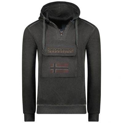 Bluza Geographical Norway Gymclass EO Tiedye Badge M WU8270H-GNO-BLACK