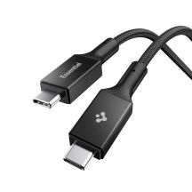 Kabel Spigen Essential EB24015CC USB-C / USB-C 240W 150cm - czarny