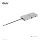4. CLUB3D CSV-1594 stacja dokująca USB 3.2 Gen 1 (3.1 Gen 1) Type-C Czarny, Szary