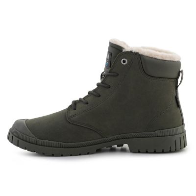 5. Buty Palladium SP20 Cuff Leather Waterproof WL U 79067-325-M Olive Night