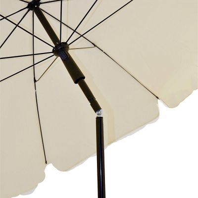 11. PARASOL OGRODOWY 185CM KREMOWY