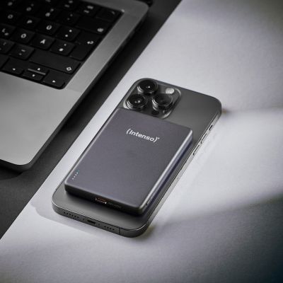 16. Intenso Magnetic Wireless Power Bank 5000 mAh Grey USB-C