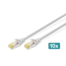 Digitus Kabel krosowy CAT 6A S/FTP, 10 sztuk