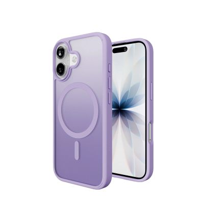 4. Etui Puro Gradient TPU kompatybilne z MagSafe na iPhone 17 - fioletowe