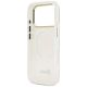 7. Etui Guess IML Gradient Script Metal MagSafe na iPhone 17 Pro Max - białe
