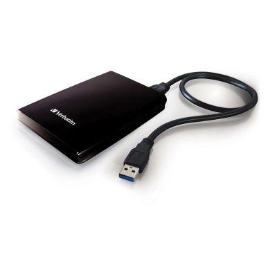3. Dysk zewnętrzny Verbatim 53177 (2 TB; 2.5"; USB 3.0; 5400 obr/min; kolor czarny)