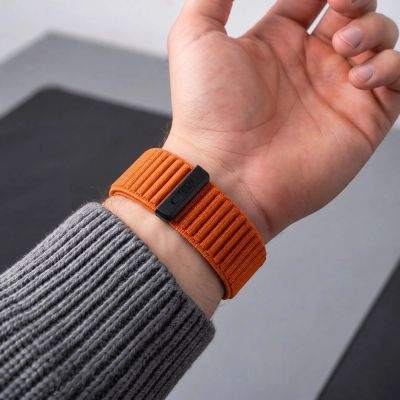 5. Pasek Tech-Protect NylonLoop na Garmin Fenix 5X / 5X Plus / 6X / 6X Pro / 7X / 8 / 8 Pro / 9 / 9 Pro (51 mm) - pomarańczowy