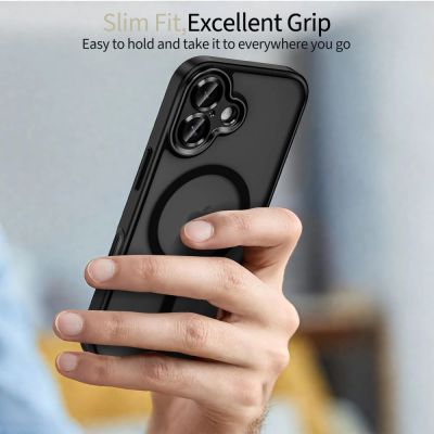 5. Etui Tech-Protect MagCam MagSafe na iPhone 17 - czarny mat