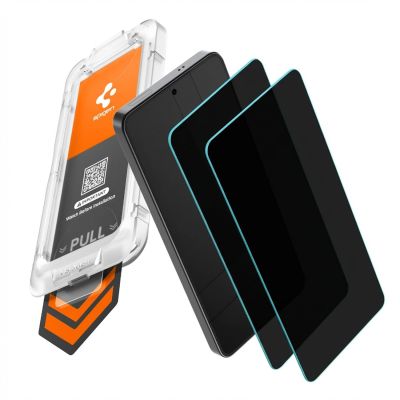 9. Szkło prywatyzujące Spigen Glas.Tr Ez Fit Pro HD 2-pack na Samsung Galaxy S26