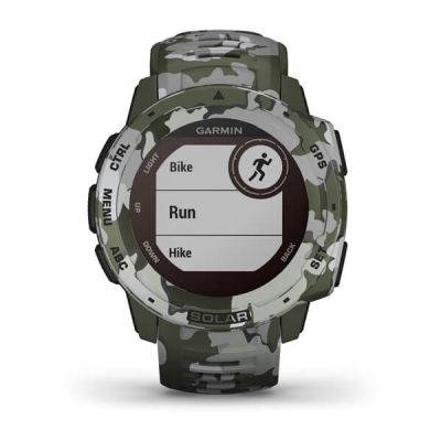 4. Zegarek Garmin Instinct Solar Camo Zielony (010-02293-06)