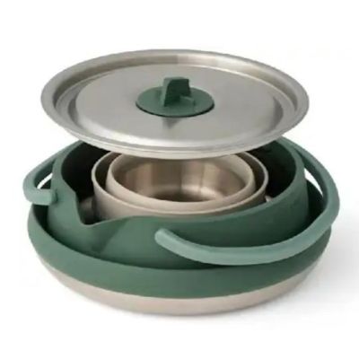 6. Zestaw kuchenny SEA TO SUMMIT Detour Stainless Steel Kettle Cook Set