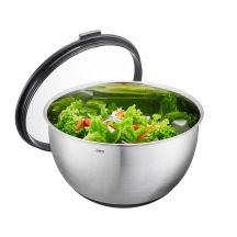 GEFU MUOVO Okrągły Miska 4,5 l Czarny, Stal nierdzewna 1 szt.