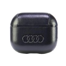 Etui Audi Leather Big Logo na AirPods 3 - czarne