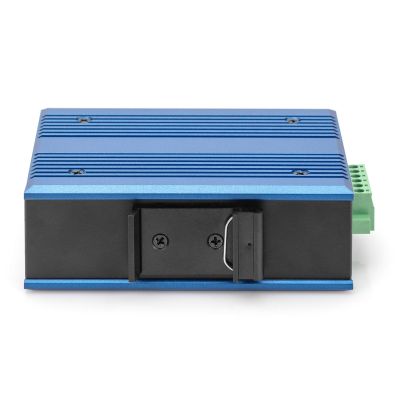 10. Przemysłowy mediakonwerter 1000Base-TX - 1000Base-FX SFP (bez modułu) DIN rozszerzony zakres temp.