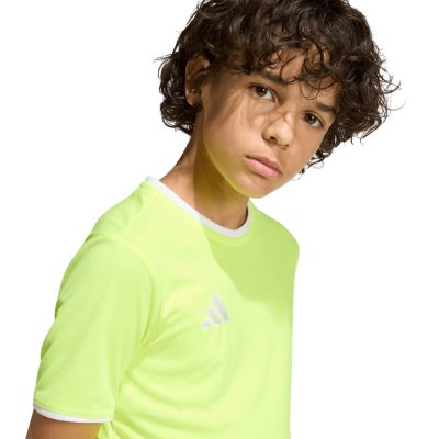 4. Koszulka dla dzieci adidas Entrada 26 Jersey żółty neon KE9845
