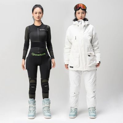 12. Ochraniacze bioder Qunature Ski - Basic L narty snowboard łyżwy - czarne