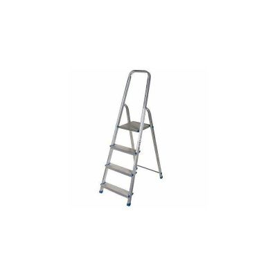 AWTOOLS drabina aluminiowa wolnostojąca 4 stopnie, 150 kg