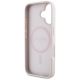 7. Etui Guess 4G Circle Classic Logo MagSafe na iPhone 16 - różowe