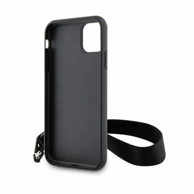 7. Etui Karl Lagerfeld Monogram Losange Saffiano na iPhone 11 / Xr - czarne