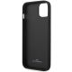 7. Etui BMW Leather Diamond Pattern na iPhone 14 - burgundowe