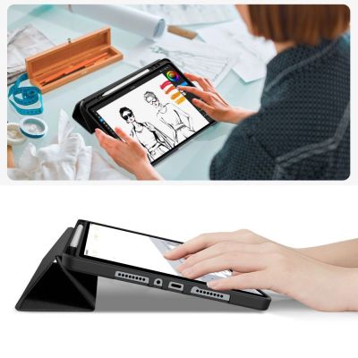 10. Etui TechProtect SmartCase Pen na Xiaomi Poco Pad M1 / Redmi Pad 2 Pro 12.1 - czarne