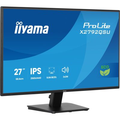 4. iiyama ProLite X2792QSU-B1 monitor komputerowy 68,6 cm (27") 2560 x 1440 px Quad HD LED Czarny
