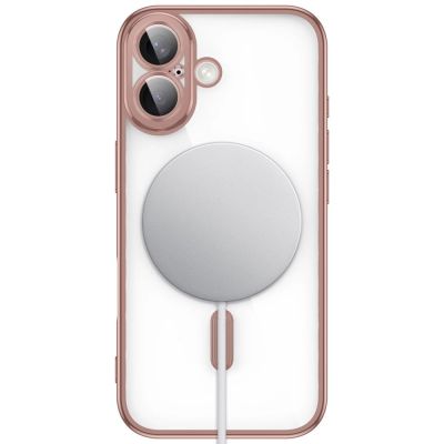 4. Etui Tech-Protect MagFlex na iPhone 17 - przezroczysto-różowe