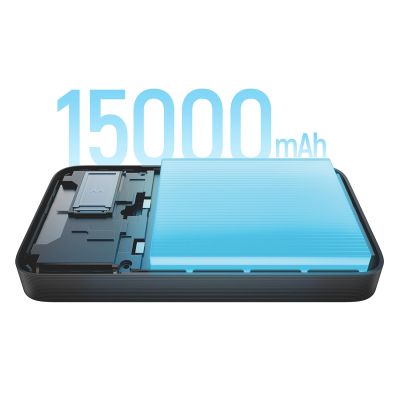 8. Powerbank Cuktech PB150S 100W 15000mAh - szary