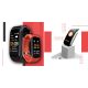 3. Smartwatch GIEWONT Czarno Czerwony 2 Paski GW200-1