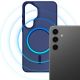 26. Etui 3mk Smoke MagCase na Samsung Galaxy S25 - niebieskie-półprzezroczyste