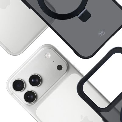 6. Etui 3mk Smoke Case Mag&Stand na iPhone 17 Pro Max - czarne