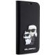 5. Etui Karl Lagerfeld Saffiano Karl&Choupette na iPhone 14 Pro - czarne