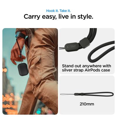 10. Etui Tech-Protect NaturalFit na AirPods Pro 3 - czarne