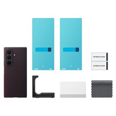 5. EF-KF976SRE Samsung Carbon Magnet Case for Galaxy Z Fold 8 Ultra Red