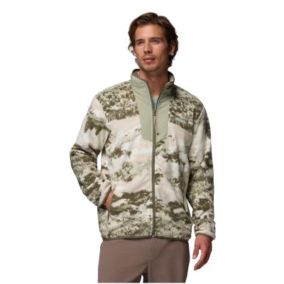 Columbia Sequoia Grove Printed Full Zip Fleece 2135511399 Zielone L