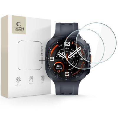 Szkło hartowane Tech-Protect Glass Fit+ 2 -Pack na Samsung Galaxy Watch Ultra 2 2026 47 mm